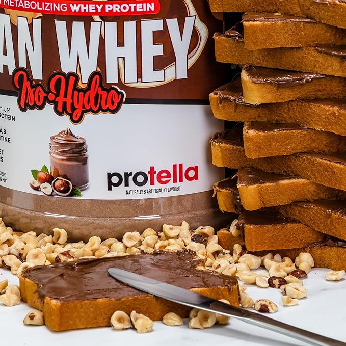 Musclesport Lean Whey Revolution™ Protein Powder - Whey Protein Isolate - Low Calorie Low Carb Low Fat Incredible Flavors - 25g Protein per Scoop - 2lb Protella