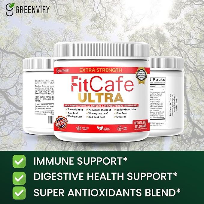 FitCare Ultra Extra Strength Organic Herbal Supplement with Turmeric Ashwagandha Moringa (3)