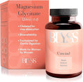 Magnesium Bisglycinate Capsules for Women - 200mg Chelated Glycinate Magnesium Supplement - Natural Supplements to Support Sleep Mood Support &amp Muscle Cramps - 120 ct