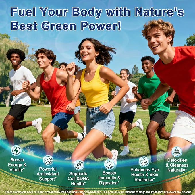 NEVISS CoQ10 Spirulina &amp Chlorella Gummies 2Pack