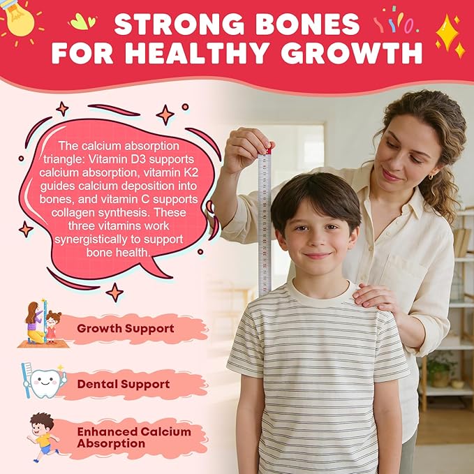 Sugar Free Calcium Multivitamin Gummies for Kids with Methyl B12 &amp Methylfolate Calcium Vitamins C D A B1 B2 B6 Biotin Magnesium Zinc with Nutritional Immune Bone Support 60 Ct