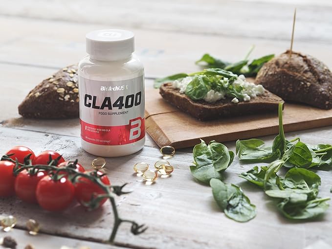 CLA 400 80 Capsules - huile de carthame (Carthamus Tinctorius) - BiotechUSA