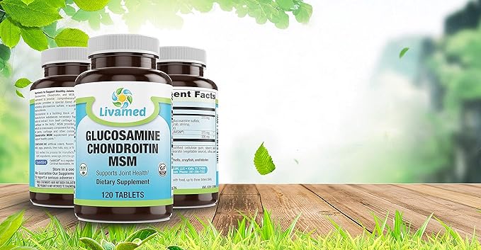 Glucosamine Chondroitin MSM Complete Complex – Joint Support Supplements for Knees Back HIPS &amp Inflammation - Mobility Health Supplement for Pain Aches Soreness &amp Inflammation - 120 Tablet