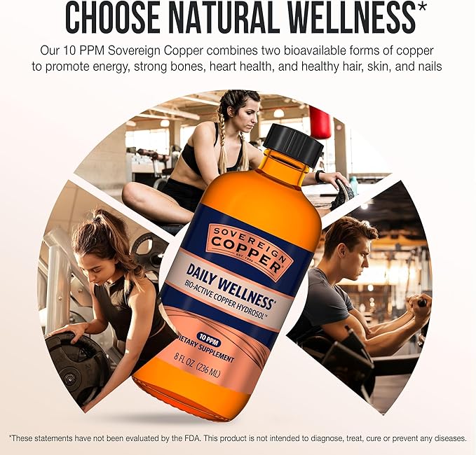 Sovereign Copper Bio-Active Copper Hydrosol 8oz