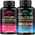 NUTRAHARMONY Vitamin B Complex Capsules &amp Calcium Tablets