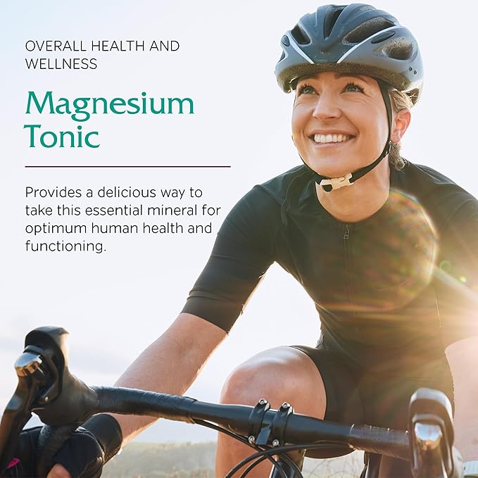 Vitanica Magnesium Tonic Liquid Magnesium Bisglycinate Chelate 300 mg with Vitamin B6 Dr Formulated Supplement Orange Flavor Vegan Gluten Free and Non-GMO16 fl oz