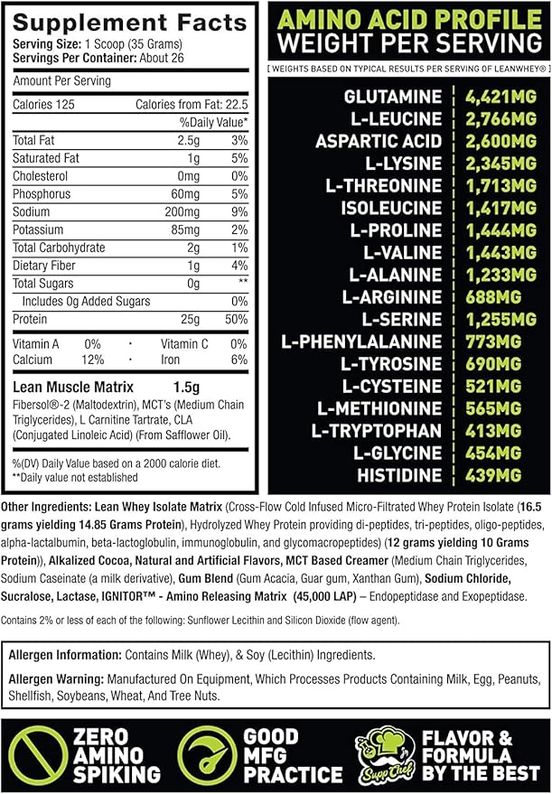 MuscleSport Lean Whey Revolution™ Protein Powder - Whey Protein Isolate - Low Calorie Low Carb Low Fat Incredible Flavors - 25g protein per scoop (2lb Italian Rainbow Cookie)