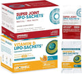Super Joint Liposomal Collagen Peptides 30 Sachets and Lipo-Sachets Liposomal Vitamin D3 1000 IU 30 Packets – Liquid Collagen &amp Vitamin D Supplement Bundle
