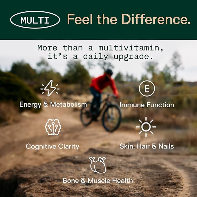 Adapt Naturals Multivitamin for Women &amp Men Bioavailable Easy-to-Absorb Multivitamin Daily Supplement with Biotin Niacin Vitamin A B C D E K1 Zinc Magnesium - Immune Support - 30 Day Sup