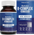 BioActive Vitamin B Complex - Blood Stream Ready Methylated B Complex - Featuring Methylfolate 3 BioActive Forms of B12 BenfoPure® B1 &amp Pantesin® B5 - 12 B Vitamins in Clinical Doses - 60 Servi