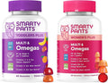 SmartyPants Mom &amp Toddler Daily Nutrition Bundle: Women’s + Toddler Multivitamin Gummies with Omega-3 DHA/EPA Vitamins D3 B12 A &amp Zinc – Gluten Free Non-GMO 90 &amp 60 Count (Pack of 2