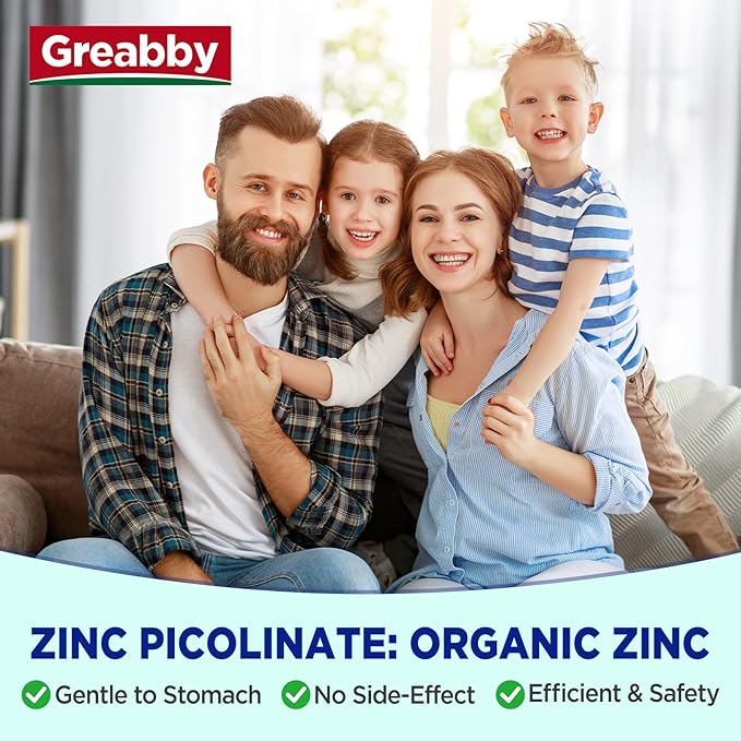 Zinc Gummies - Zinc Picolinate 50mg Sugar Free Highly Absorbable Zinc Picolinate Supplement for Kids &amp Adults Support Growth Immune Function Skin Health 60 Gummies