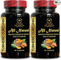 Effective Turmeric Curcumin - Boosting Antioxidant Naturally Turmeric Powder Capsules Immune Support Turmeric Formula - 2 Bottles 120 Capsules