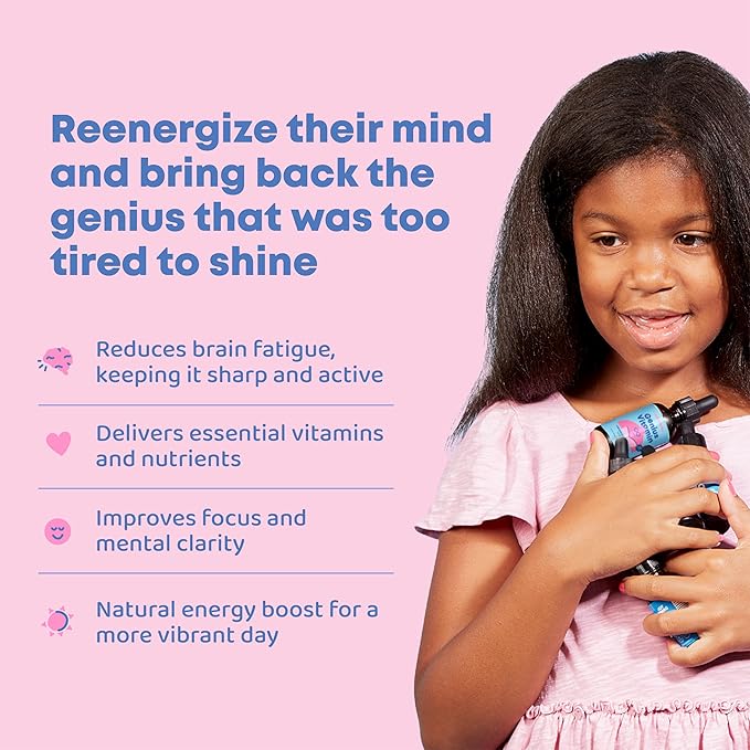 JoySpring Daily Multivitamin with Burdock Root &amp Elderberry Bundle | Kids Vitamins Naturally Sourced Non-GMO Non-Alcoholic Liquid Formula Immunity Health Support | Vegan &amp Vegetarian Supple