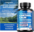 16-in-1 Cortisol Balance &amp Sleep Support for Women &amp Men – Natural Calm Formula with Magnesium Ashwagandha &amp L-Theanine – Supports Restful Sleep Relaxation Focus &amp Healthy Cortisol