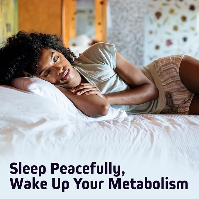 Herbtonics Keto Sleep Support | Night-Time Burner &amp Sleep Aid | with Melatonin 5mg BHB Salts &amp L-Theanine | Restful Sleep &amp Weight Management Formula for Women &amp Men | 60 Vegan Capsul