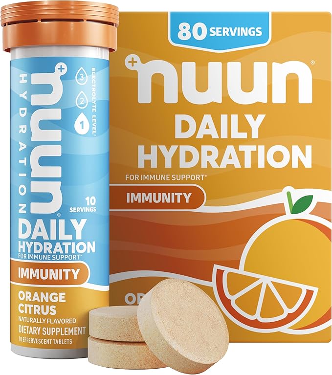 Nuun Citrus Orange Immunity Box 8 Count 1.9 Ounce