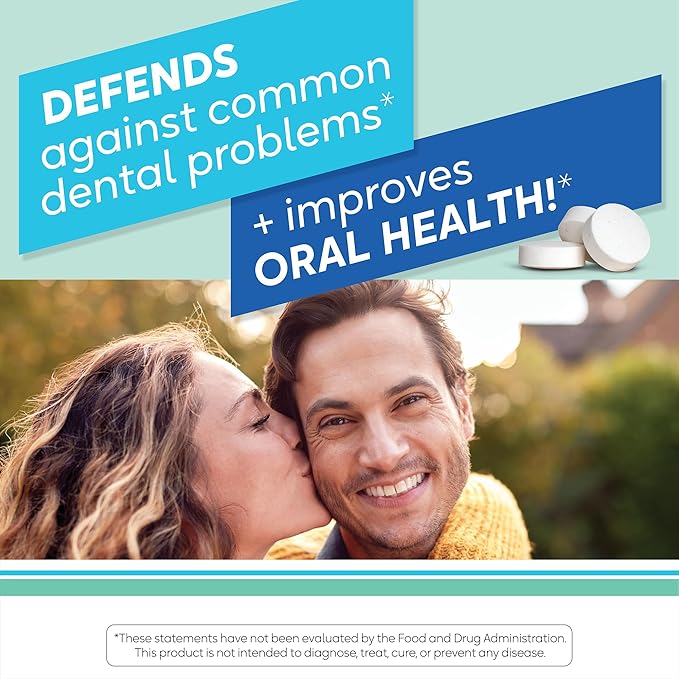 BioGaia Prodentis 3-Pack | Dental Probiotic Lozenges | Promote Healthy Gums &amp Teeth | Defend Against Dental Problems | Replenish Oral Microbiome | Improve Oral Health | Mint Flavor | 90 Day Supply