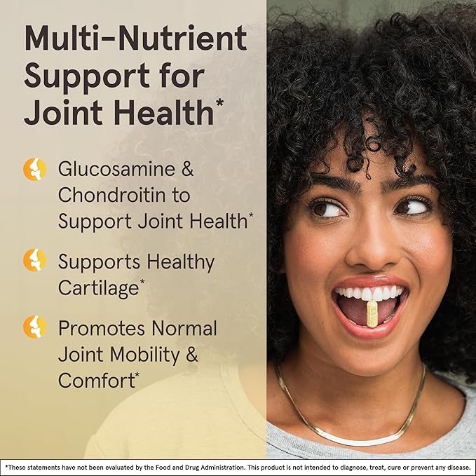 Jarrow Formulas Glucosamine + Chondroitin + MSM Capsules Joint Support Supplement with Vitamin C and Manganese 240 Capsules 60 Day Supply Pack of 12