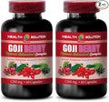 Brain and Memory Power Boost - Goji Berry - Natural ANTIOXIDANT Complex Immune Support Noni Supplement Pills Mangosteen Extract acai Berry superfruit Complex Energy Booster 2 Bottles 120 Caps