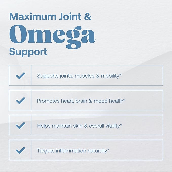 Omax3 Professional Strength Ultra-Pure Omega-3 Fish Oil - 1000 mg - Maximum Joint &amp Muscle Support - EPA DHA - NSF Certified - 60 Softgel Blister Pack