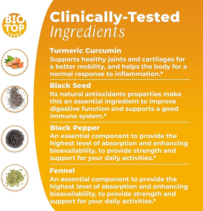 Liquid Turmeric Curcumin Plus Natural Organic Black Pepper.