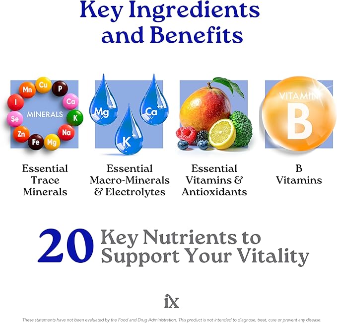 Isotonix Multivitamin Fifty Plus – Daily Multivitamin for Adults 50+ with B-Vitamins Antioxidants and Essential Nutrients for Bone Heart and Cognitive Health