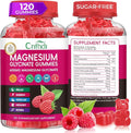Magnesium Glycinate Gummies 600mg High Absorption Magnesium Gummies Black Currant Oil Calcium Vitamin B6 Sugar Free Chews for Adults &amp Kids Relaxation Stress Relief Night Rest