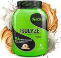 Species Nutrition Isolyze Whey Protein Powder 100% Whey Isolate for Muscle Building 27.5g Protein Per Scoop No Sugar &amp Low Fat (Vanilla Peanut Butter 44 Servings)