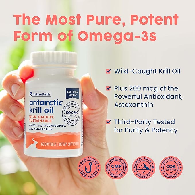 NativePath Total Turmeric 60 and Antarctic Krill Oil 60 Bundle