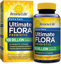Renew Life Ultimate Care Probiotic Capsules Daily Supplement Supports Respiratory Digestive and Immune Health L. Rhamnosus GG Dairy Soy and gluten-free 100 Billion CFU 30 Count