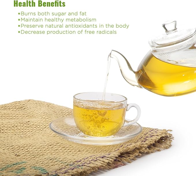 100% Pure Green Coffee Beans Extract with 50% chlorogenic acids Decaffeinated antioxidant | Maintain Metabolism - (1Pouch- 100 sachets)