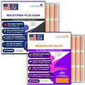 Menopause Relief and Melatonin Sleep Patch Bundle - 2 Packs - Hot Flashes Night Sweats Mood Swings Relief Plus Restful Sleep Patches - 30 Day Supply Per Pack (60 Patches) - USA Made by Live To Shine