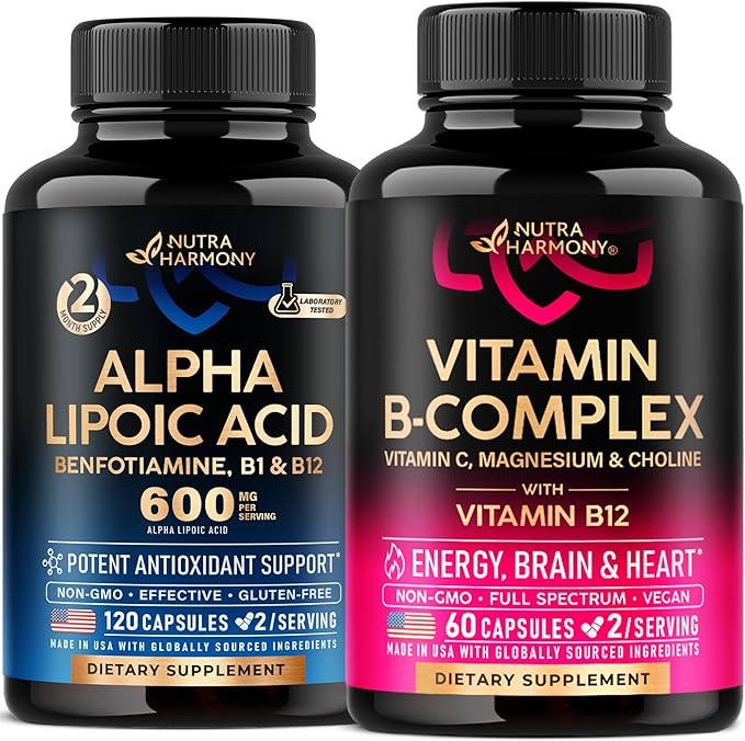 NUTRAHARMONY Alpha Lipoic Acid &amp Vitamin B Complex Capsules