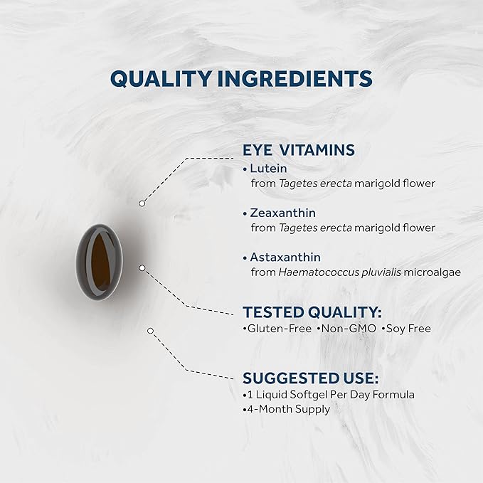 Naturalis Areds2 Clinically Based Eye Supplement | Lutein Zeaxanthin Astaxanthin Bilberry Blueberry Cranberry &amp Grape Seed Adaptogen Blend | 120 Vision Essential Softgels