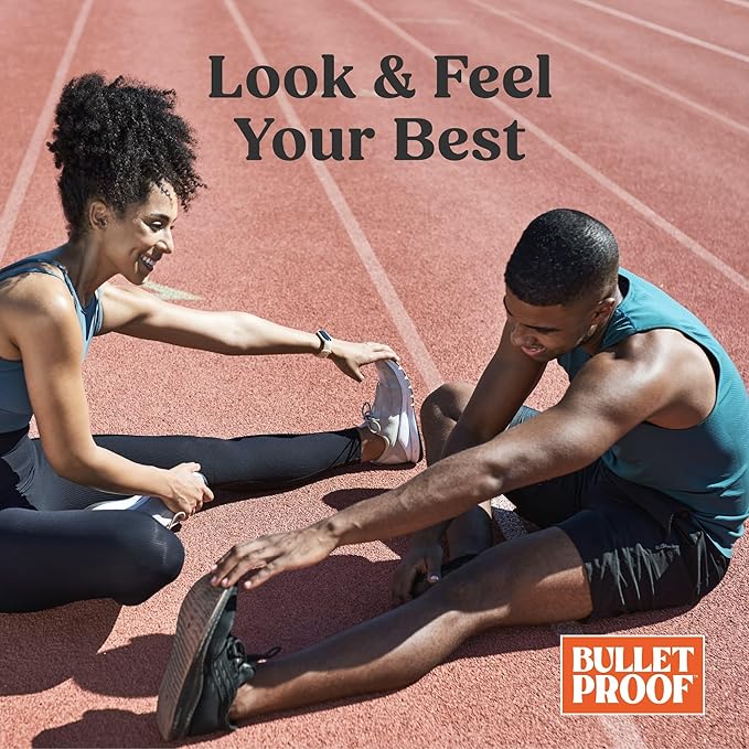 Bulletproof Chocolate Collagen Peptides Powder with MCT Oil 14.3 Ounces Grass-Fed Collagen Protein for Skin Bone and Joint Support Pasture Raised No Added Hormones