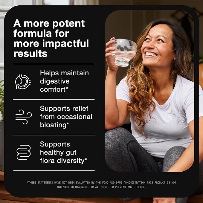 Toniiq Prebiotics and Probiotics – 200B TFU with Postbiotics IMMUSE® &amp ButyraGen® – 30 Strains – Shelf-Stable Synbiotic Formula – Third-Party Tested – 60 Capsules