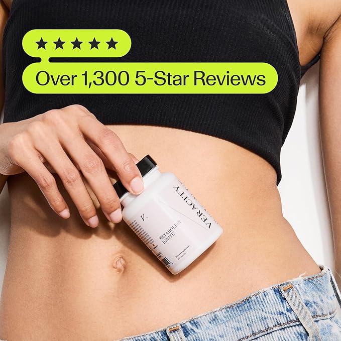 Veracity Metabolism Ignite - Boosts GLP-1 to Reduce Appetite and Cravings for Clinically Proven Weight Loss - Natural GLP-1 &amp Metabolic Support Supplement - Burns Fat - Side Effect Free - 30 Servi