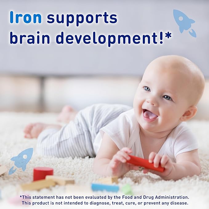 Enfamil Fer-in-Sol Iron Supplement Drops for Infants 50 mL Dropper Bottle (Pack of 2)