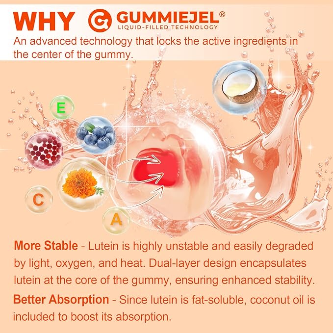 NEVISS Super Greens Gummies 60 Count + Lutein Gummies 60 Count