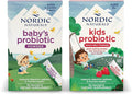 Nordic Naturals Children's Vegan Probiotic Powder Bundle - Baby’s Nordic Flora Probiotic Powder Unflavored - 30 Packets - 4 Billion CFU
