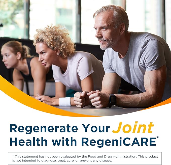 Univera RegeniCARE Canister Glucosamine Chondroitin MSM Univestin Restores Cartilage Supports Joint Comfort + Mobility + Flexibility 30-Day Supply (Mango Flavor)