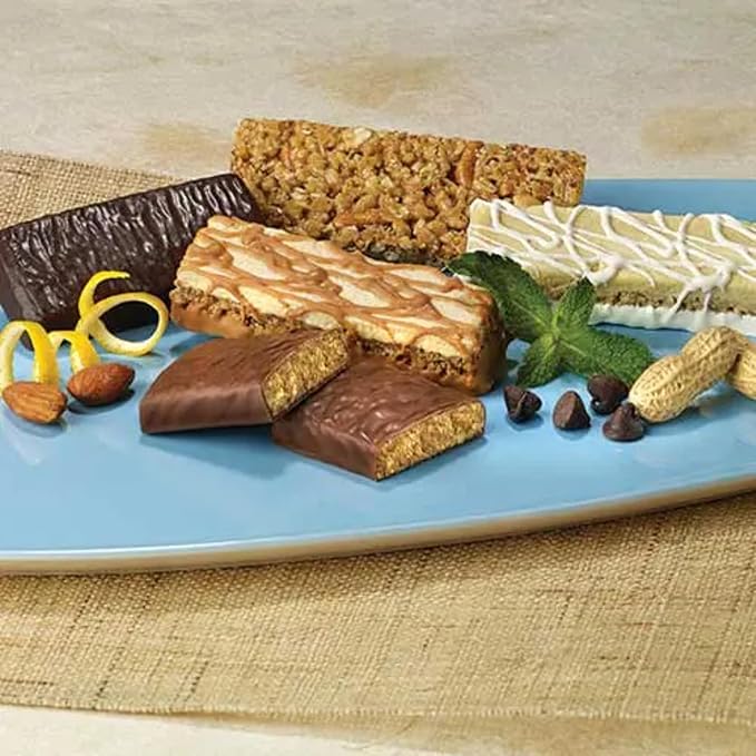 Nutmeg State Nutrition High Protein Bars 7 Servings Per Box (1 Box (7 Servings) Variety 10g (Chocolate Mint Lemon Meringue Marshmallow Brownie Crisp Peanut Butter Crunch Peanut Butter Mousse Sw