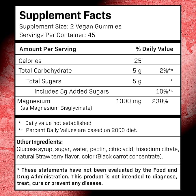 WELLNESS LABSRX Creatine Gummies 5000mg - Magnesium Glycinate Gummies 1000 mg | Bundle