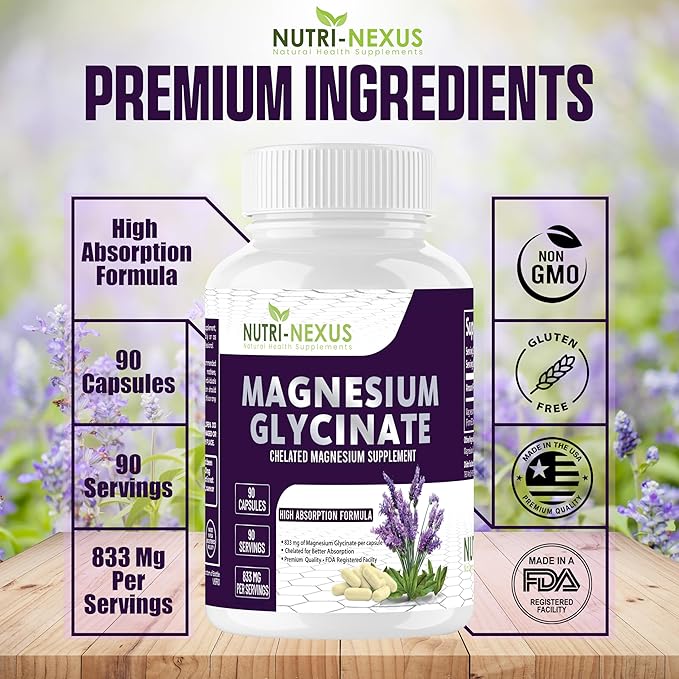 Ultra Joint Flex with Glucosamine/Chondroitin/Turmeric + Magnesium Glycinate — 2-Bottle Bundle 90 Capsules Each