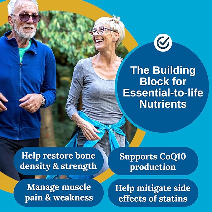 Xtendlife GG Pure Geranylgeraniol for CoQ10 Bone Muscle &amp Heart Support - 150mg GG Gold from Annatto Seeds - Ideal for Statin Users - 2 Month Supply (Pack of 2)