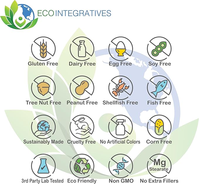 EcoIntegratives Vitamin D3-50000 IU Cholecalciferol Helps Maintain Healthy Bones &amp Teeth Bone Density Muscles Cardiovascular Neuromuscular Immune Support Non-GMO Allergy Free 90 Capsules