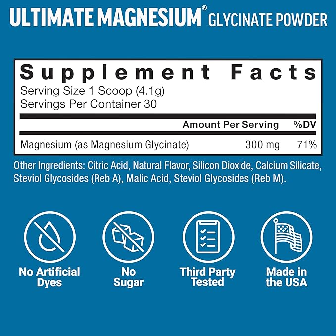 Force Factor ProbioSlim Akkermansia Probiotics &amp Postbiotics 60 Capsules Ultimate Magnesium Glycinate Powder 300mg Chelated Magnesium Bisglycinate High Absorption Raspberry Lemon 30 Servings