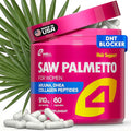 4Well Products Saw Palmetto for Women with DHEA &amp Collagen Peptides 900mg – Vitamins &amp Arjuna Advanced Hair Skin &amp Nails Formula – Women’s DHT Blocker for Hair Growth – 60 Capsules