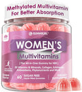 Womens Multivitamin Gummy Methylated Multivitamin for Women Biotin Methylfolate Iron Collagen Vitamins A C D B Complex Antioxidants for Women's Daily Support Beauty Immune No Sugar 60 Cts